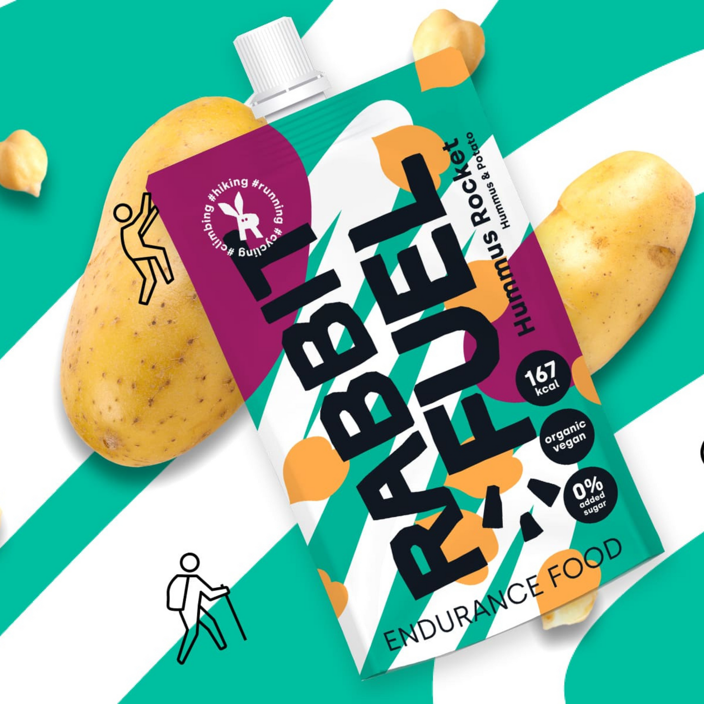 HummusRocket (Pack of 6) – Organic Purée made from Hummus & Potato