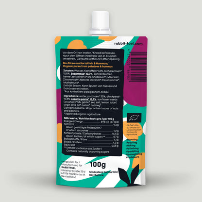 HummusRocket (Pack of 6) – Organic Purée made from Hummus & Potato